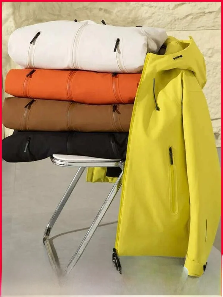 

Outdoor Casual Hooded down Jaet Men's Windproof Warmth Full Prure Glue Tee-Proof Proc Function Wind Sle ex