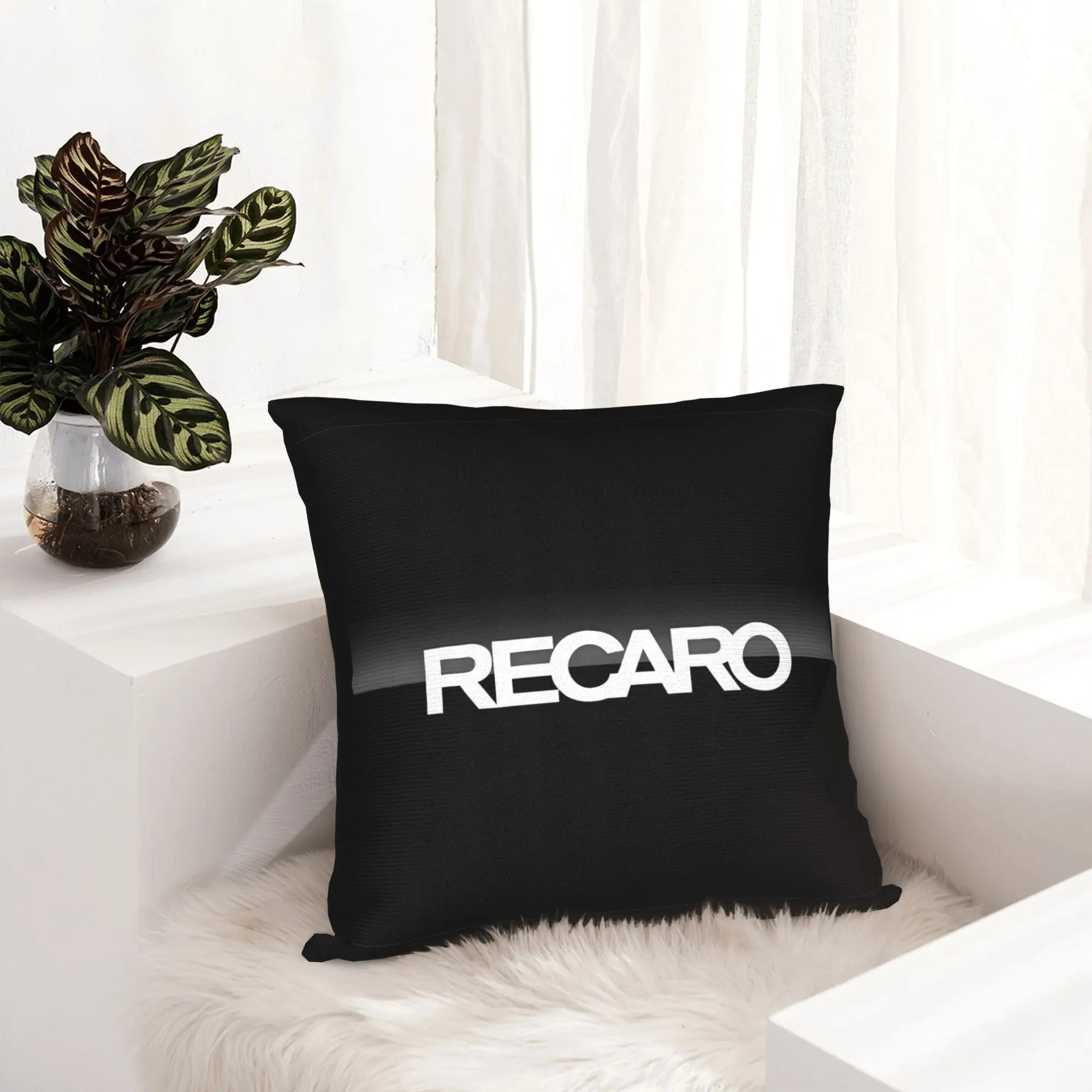 Seat Houndstooth Upholstery Recaros Cushion Cover 40x40cm Soft  Pillow Case for Sofa Car Square Pillowcase Bedroom Decoration