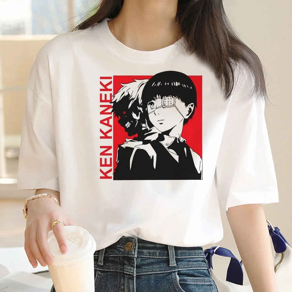 Tokyo Ghoul tshirt female scene  cutecore Retro emo meme t shirt streetwear kawaii dollette summer