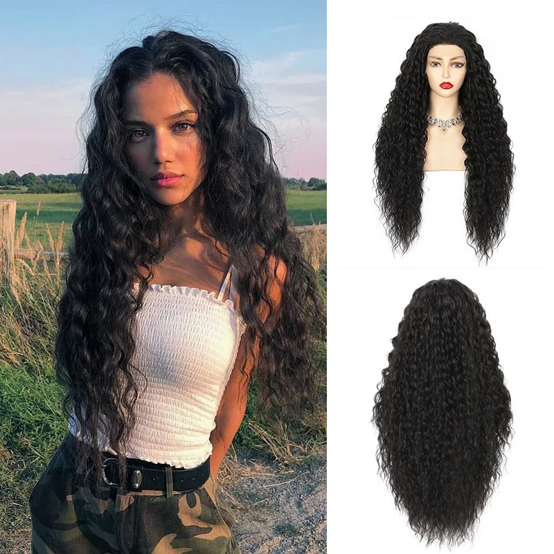 

1 женский синтетический парик средней длины, короткий волнистый боб, из термостойкого волокна, базовый стиль.