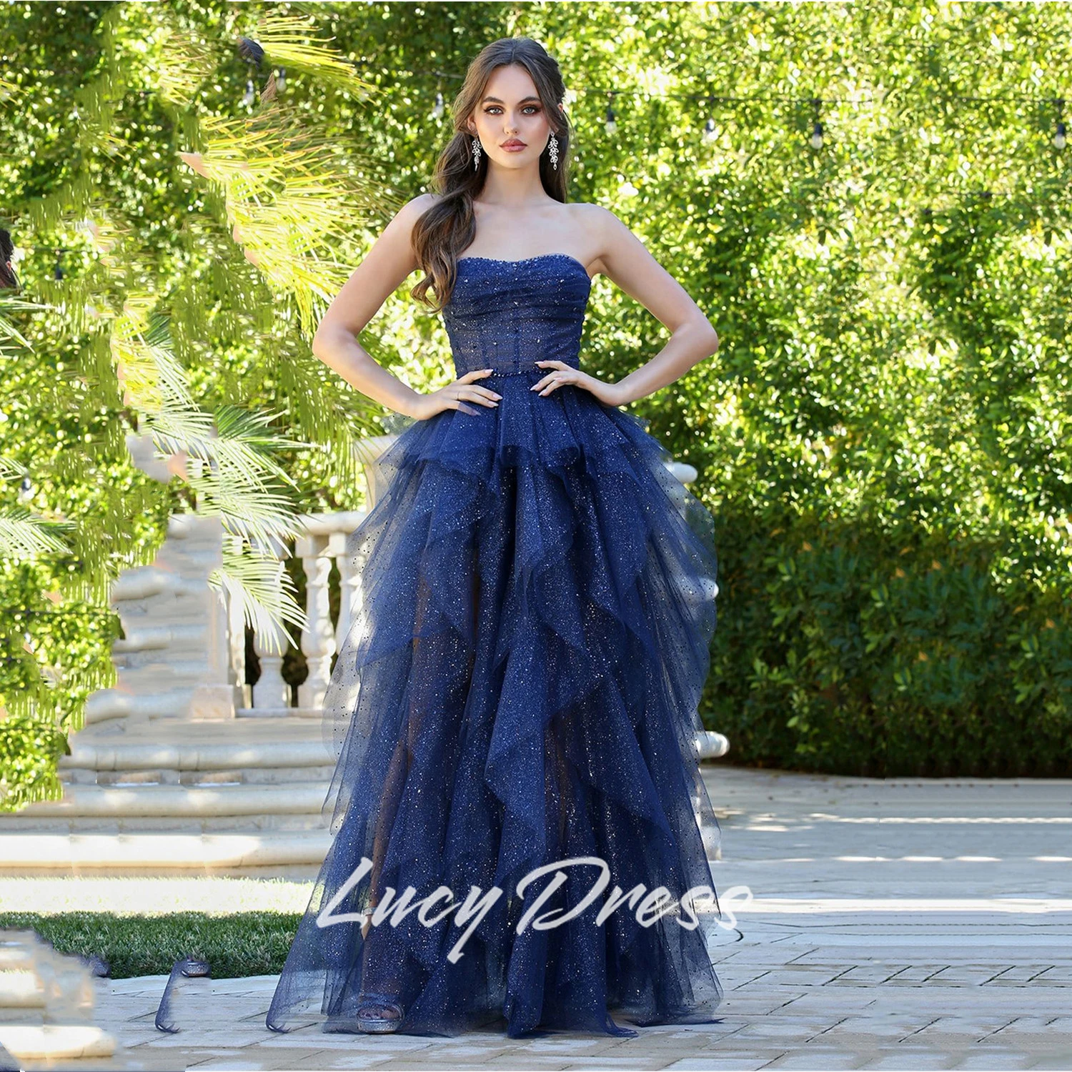 

Lucy Customized Party Dress for Wedding Evening Dress Woman Elegant Womens Dresses for Special Occasions Prom Gown Ball Gowns
