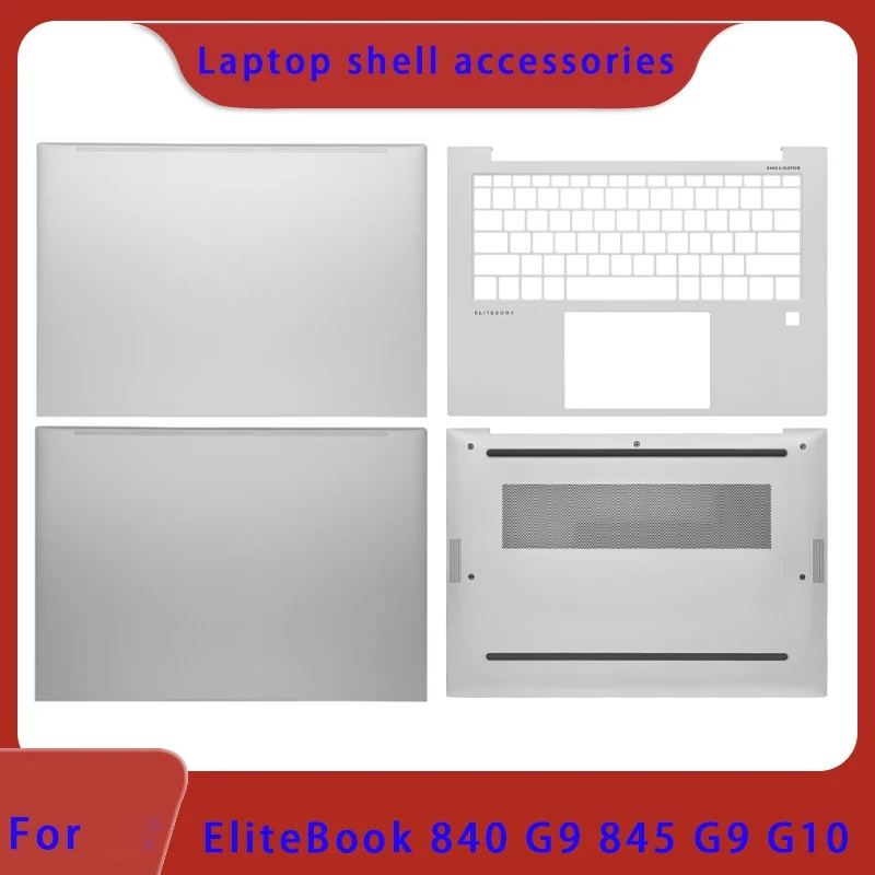 Original suitable for EliteBook 840 G9 845 G9 840 G10 laptop LCD back cover screen frame palm bottom cover ABCD hinge silvery