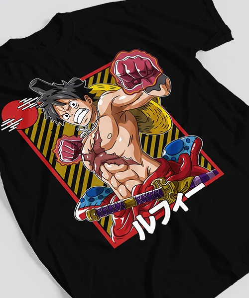 Луффи ONE PIECE аниме летняя футболка Harajuku для мужчин и женщин уличная одежда в стиле ретро с коротким рукавом свободная повседневная одежда для фитнеса Y2k