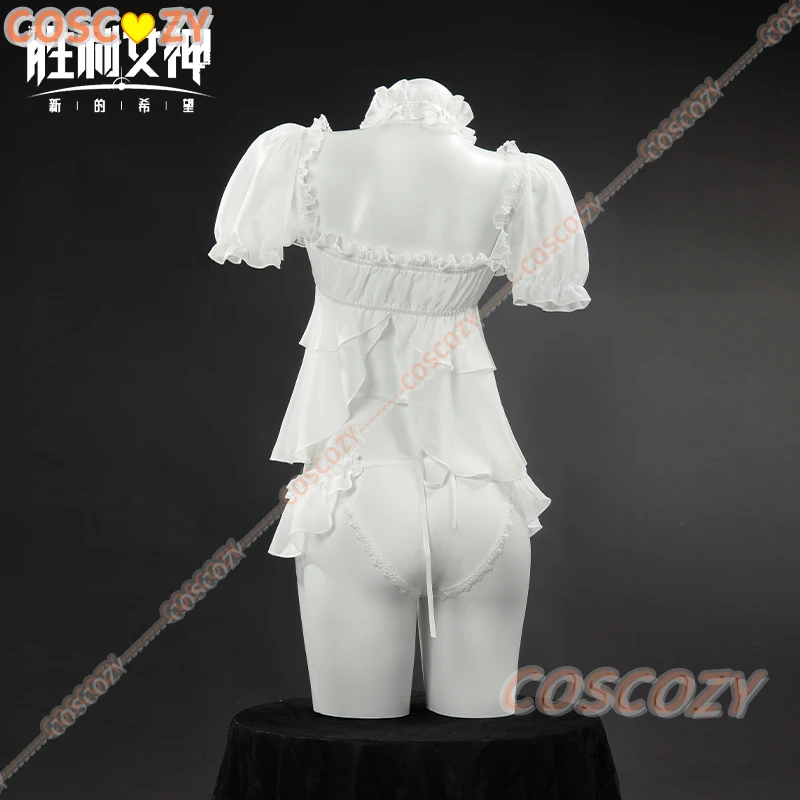 Game NIKKE：The Goddess of Victory Dorothy Cosplay Costume Summer White Swimsuit Shorts Wig Woman Sexy Carnival Bikini Suit view 2