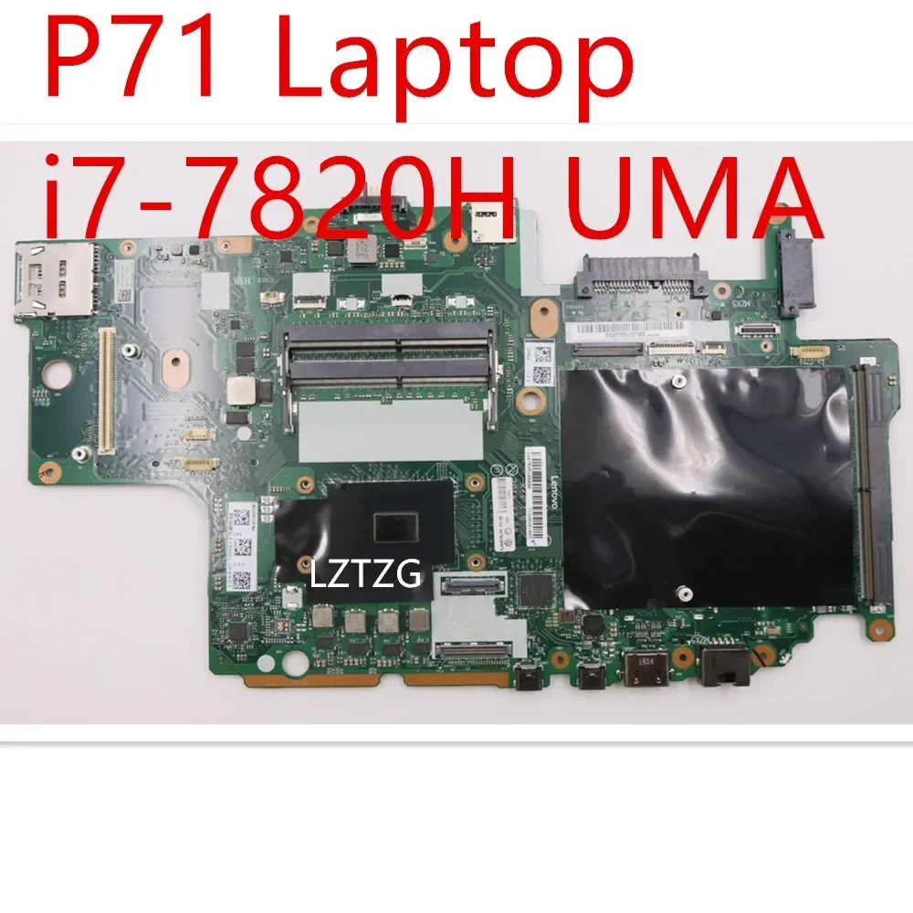 

Материнская плата для ноутбука Lenovo ThinkPad P71, материнская плата i7-7820H UMA 01AV386