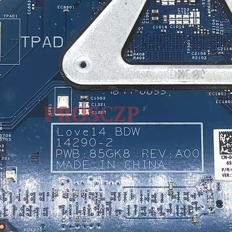 

For Dell Latitude 3460 3560 Laptop 14290-2 FRU:CN-0HTFKW With 3215U/3825U/I3-5005U/I5-5200U CPU DDR3 100% Test OK