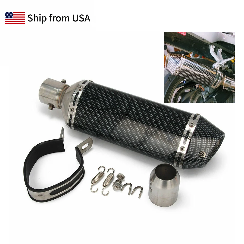 For 38-51MM Universal ATV BMW YAMAHA KTM HONDA Modified Motorcycles Exhaust Pipe Muffler Electric Dirt Bikes Parts Off-Road