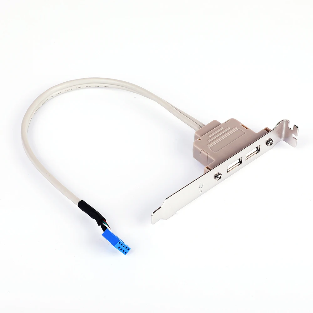 Motherboard Extension Cord Usb2.0 Add Computer Usb Interface 2 Usb Interface Double Port Usb Expansion Baffle Baffle Wire