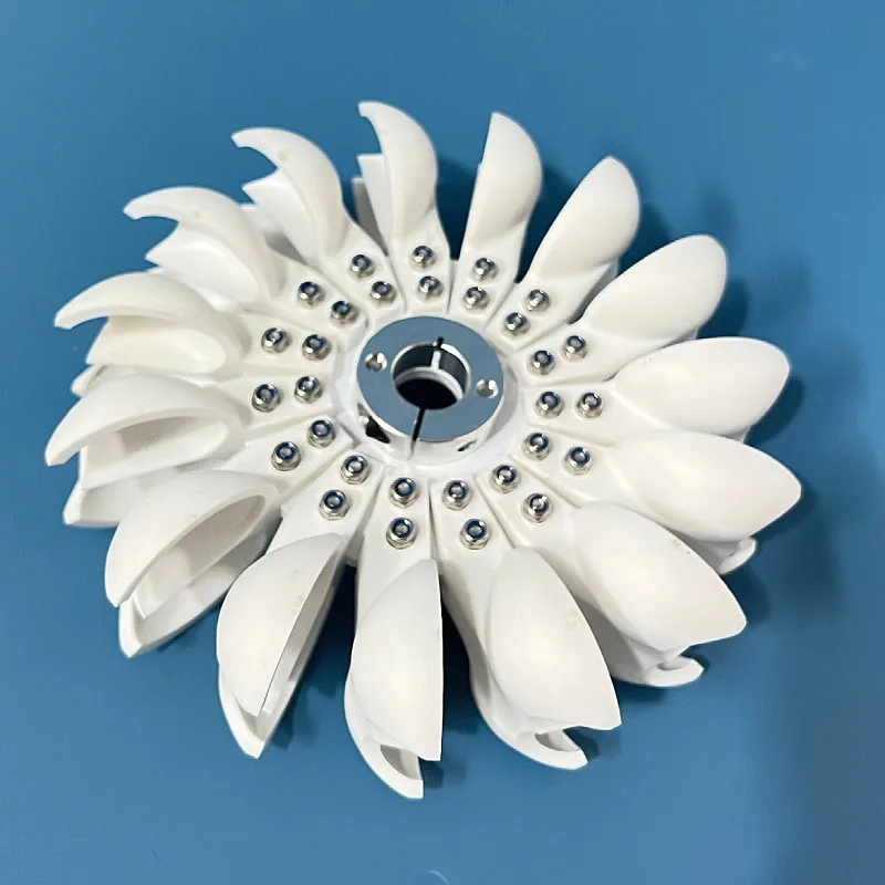Impeller, impact type water wheel bucket plate DIY hydraulic generator, light and sturdy