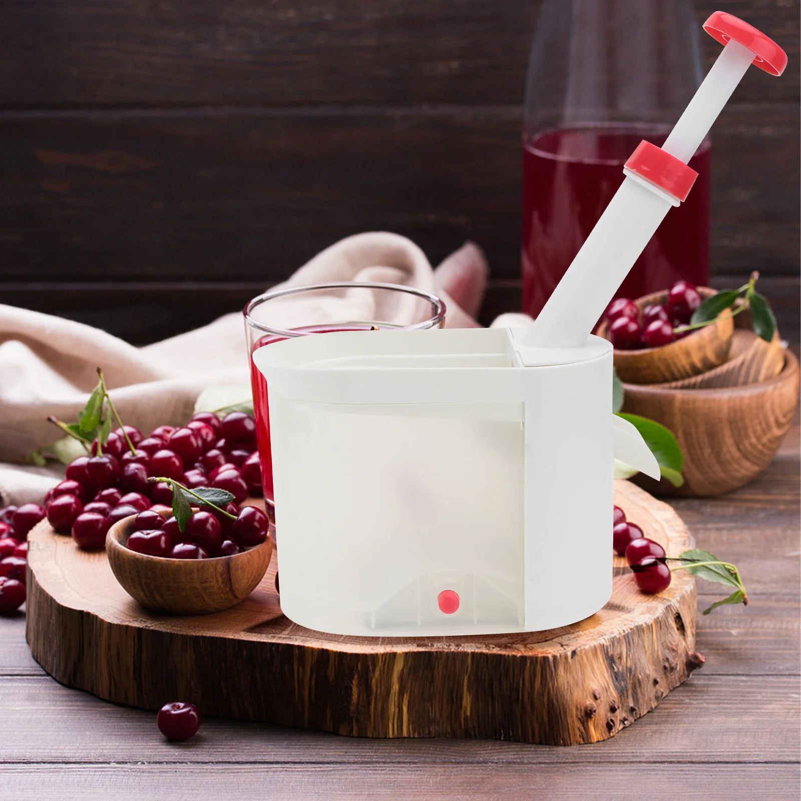 

2Pcs Cherry Pitter Corer Kitchen Gadget Fruit Core Remover Tool Quick Easy Grip Cherry Pitter Fruit Core Remover