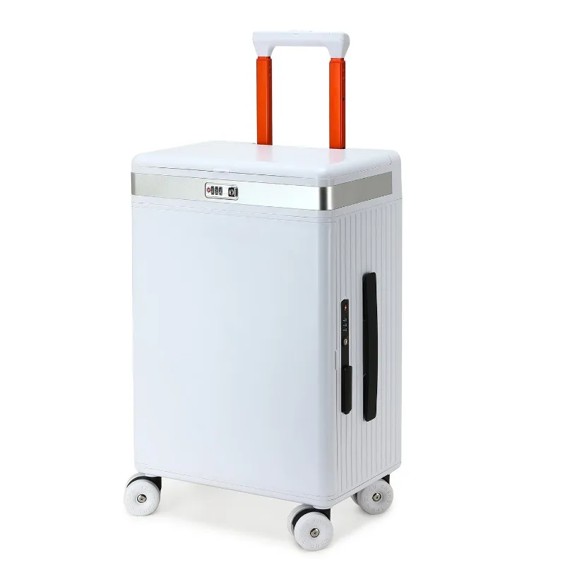 mirror dimmable cosmetic case charging cup holder mobile phone multi-functional suitcase