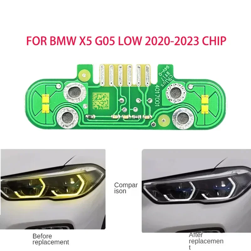 White Light for BMW X5 G05 LOW 2020-2023 Car Headlights DRL Chip Ballast Chip Circuit Board Light Source Board Chip