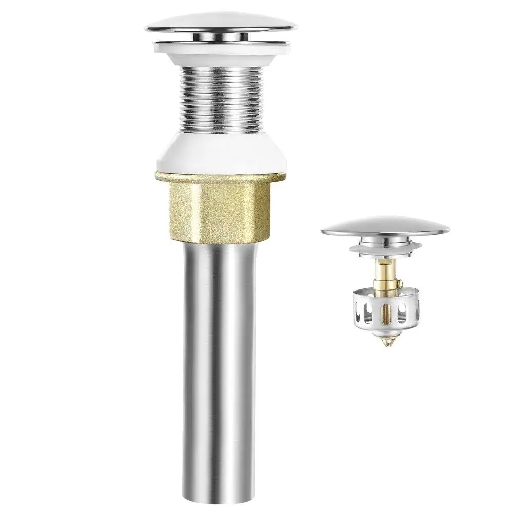 

Сливной фильтр для раковины из нержавеющей стали. Стильный прочный дизайн. Простая установка. Обустройство дома в ванной комнате.