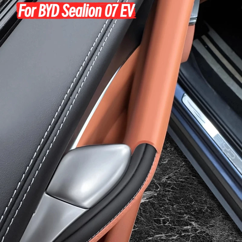 

For BYD Sealion 7Door Storage Box Pad Door Handle Silicone Storage Box Supplies Artifact Decoration Car Modification Accessories