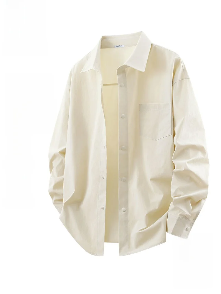 

Summer Cool Sensation Long Sleeve Ice Silk Shirt Unisex Outdoor Sports Sun Protection Business Casual Loose Fit