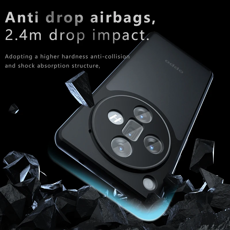 Skin Sensation Airbag Anti Drop Case Cover for Oppo Find X7 Ultra Mircropyle Back Case Cover Oppo Find X8 Fundas Oppo Find X9