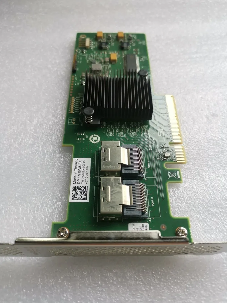 Placa controladora LSI SAS 9210-8i 8 portas 6 Gb/s PCIe HBA RAID SATA = 9211-8I 9220-8I