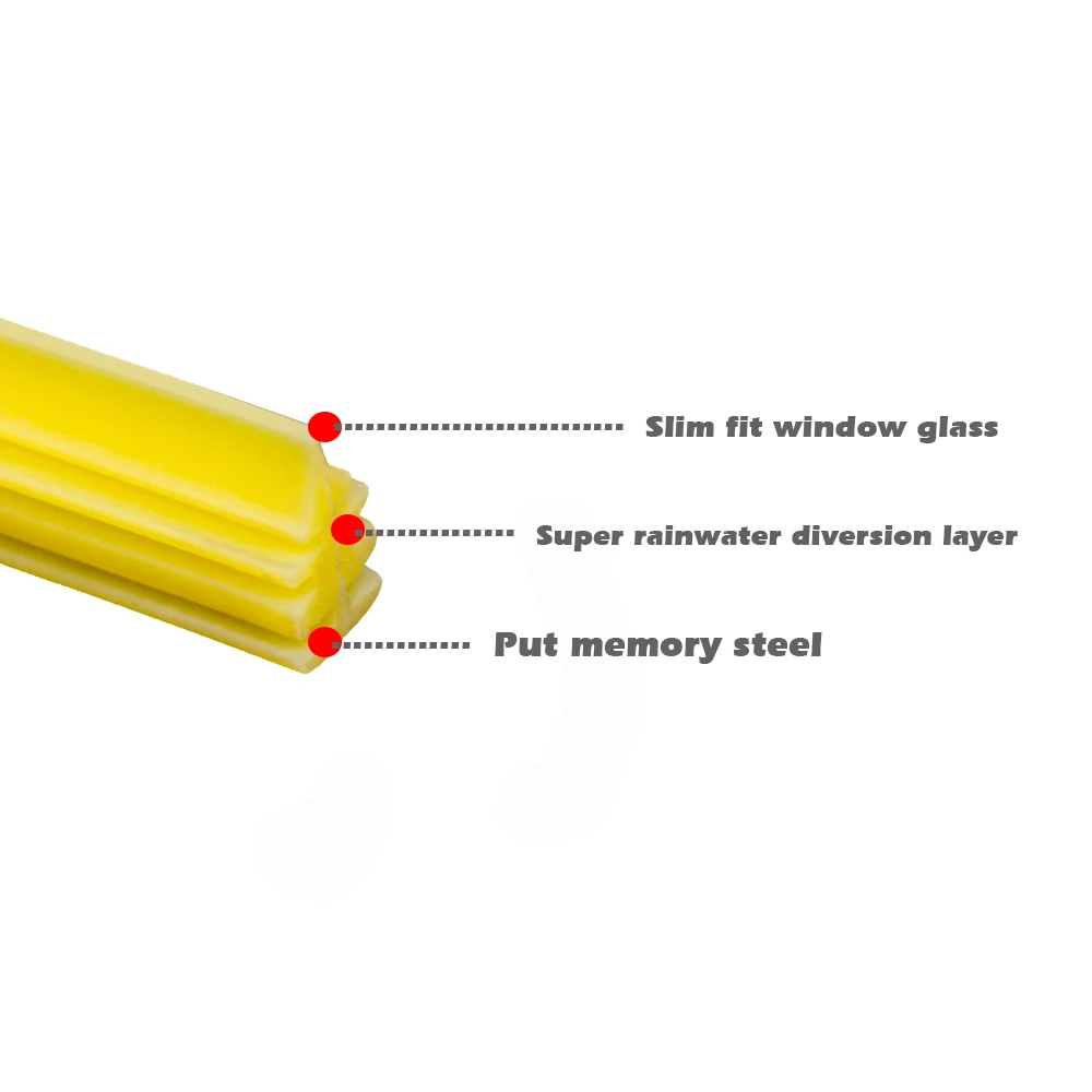 4 stücke Universal-Autowischer-Silikagel-Nachfüll streifen für rahmenlose Scheiben wischer 6mm 12 "14" 15 "16" 17 "18" 19 "20" 21 "22" 24 "25" 26 "27" 28 "30" 32"