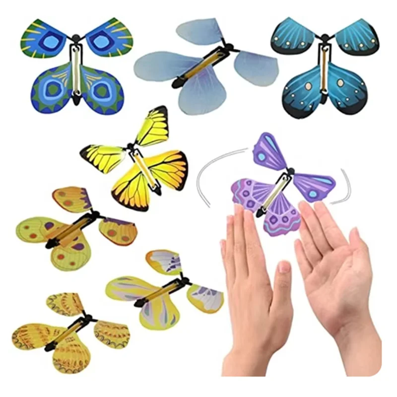 

20Pcs Flying Butterfly Magic Butterfly New Unique Bookmark Toy Gift Magic Prop Birthday Gift For Boys And Girls Party Gifts
