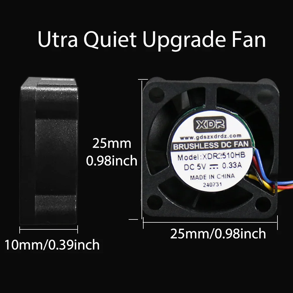 ala あずき色 ファンボード 188cm 2510 Fan For Bambu Lab X1c Hotend Fan For Bambulab X1 Hotend