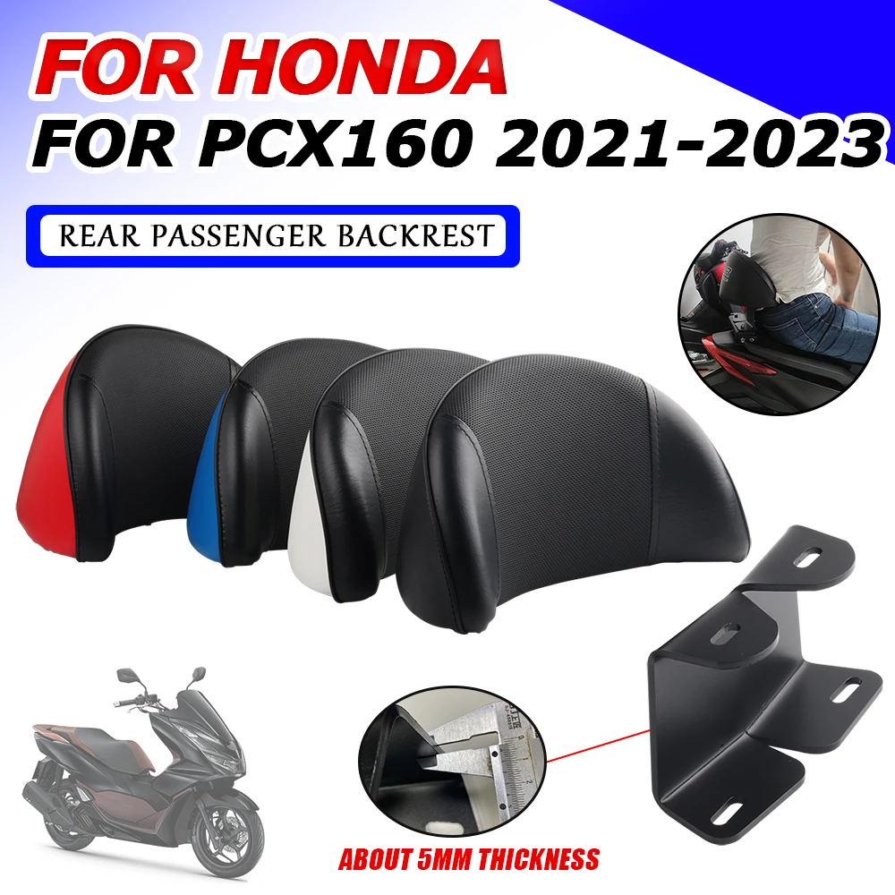 

For HONDA PCX160 PCX 160 2021 2022 2023 Motorcycle Accessories Backrest Rear Passenger Seat Back Rest Stay Protection Pad Holder