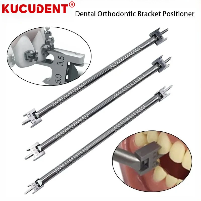 1 Pc Dental Bracket Gauge Locator Adjustable Orthodontic Braces Positioner Rod Height Dentistry Precision Instruments Tool