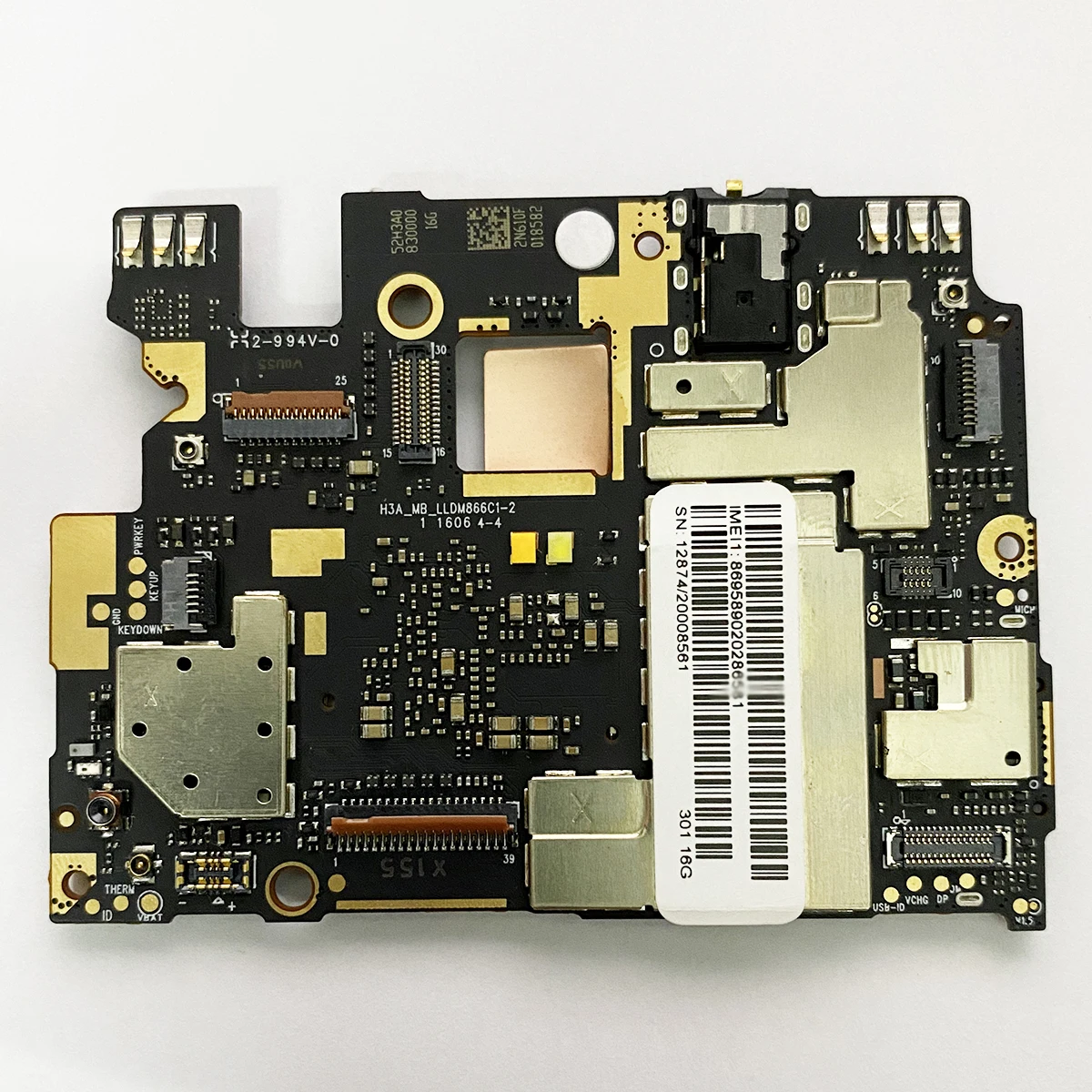 Original Unlock For Xiaomi Redmi Note3 Note 3 PRO MTK 16GB motherboard  mainboard Android OS motherboard 3+32GB