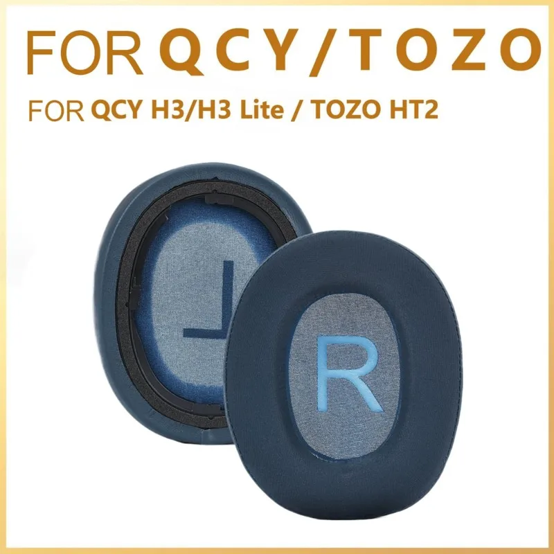 NEW HOT In Stock-Enhanced Comfort Replacement Ear Pads-Durable Snap-On Design For QCY H3/H3 Lite& TOZO HT2/HT 2 Headphones