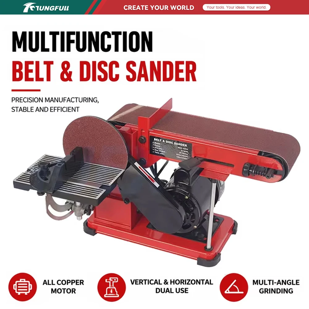 Multifunctional Polishing Grinding Machine Mini Electric Sanding Sharpening Machine Home DIY Metal Wood Polisher Sander