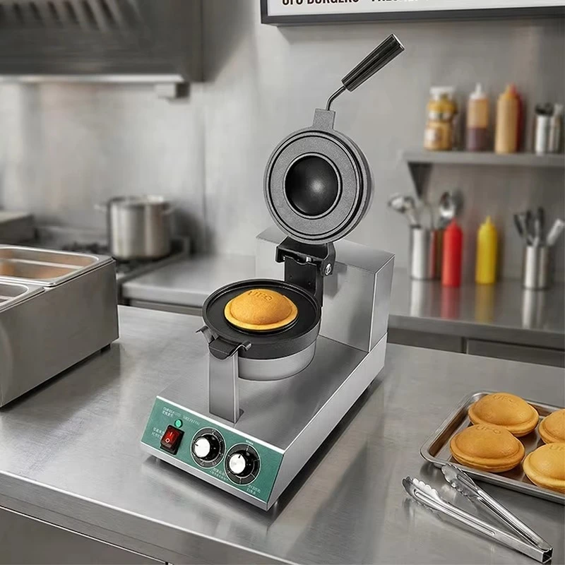 Burger Machine Electric Ice Cream Panini Press Pot Sealed Ice Cream Burger Waffle Non-Stick Pocket Sandwich