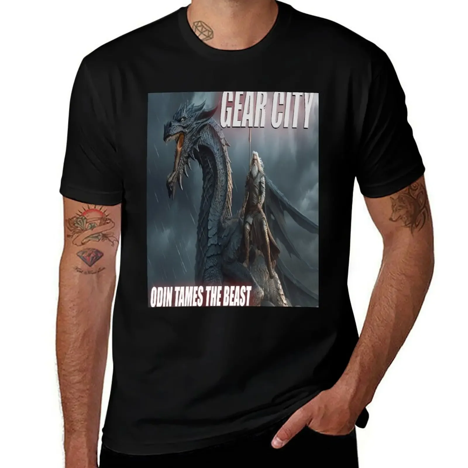 

ODIN TAMES THE BEAST T-Shirt designer shirts graphic t shirts cute clothes mens clothes