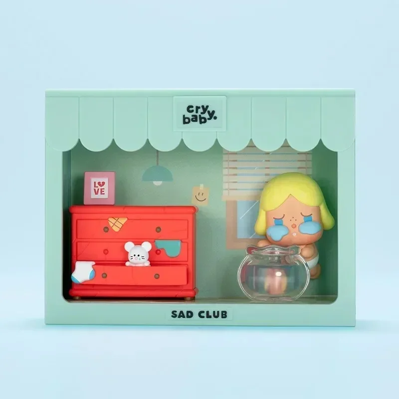 

Crybaby Sad Club Series Scene Original Blind Box Mystery Box Guess Bag Toys Doll Cute Anime Figure Desktop Ornaments Collection