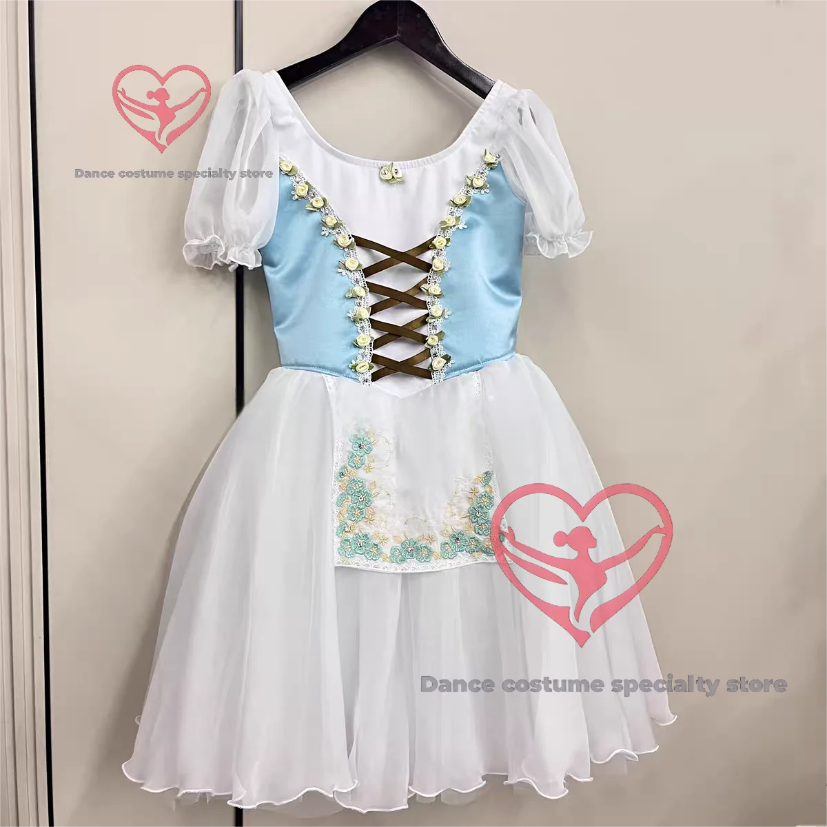 

Простое балетное длинное платье Жизель для взрослых и детей, костюм для выступлений, костюм для соревнований, индивидуальный заказ