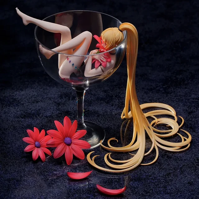 Goods In Stock 100% Original 1/8 Ribose Myethos Wine Cup Girl Lily Wine  18cm Pvc Action Anime Figure Model Toys Holiday Gifts - Action Figures -  AliExpress