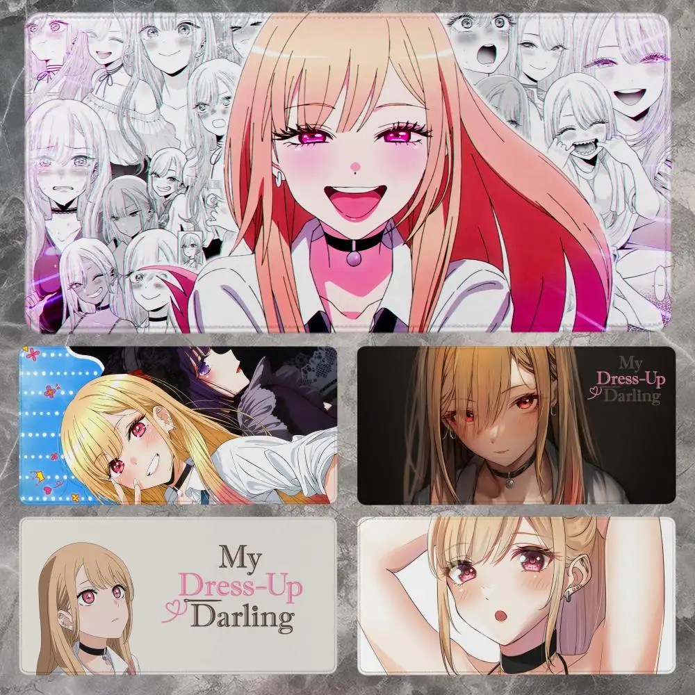 Marin Kitagawa Mouse Pad 90x40CM Non-slip Gaming Mousepad Gamer E-Sports Mouse Mat Game Mechanical Keyboard XXL Desk Mat