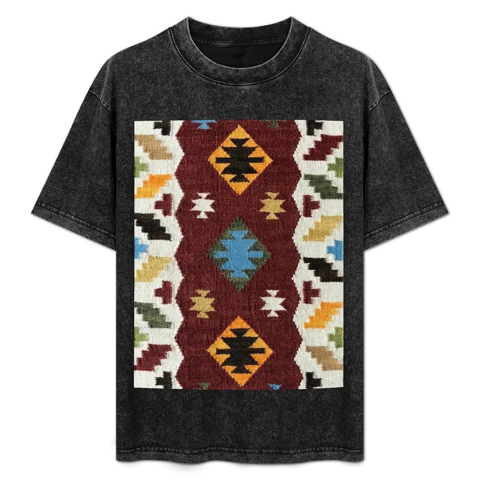 

Bosnian Motif Carpet T-Shirt graphics anime clothes mens tall t shirts
