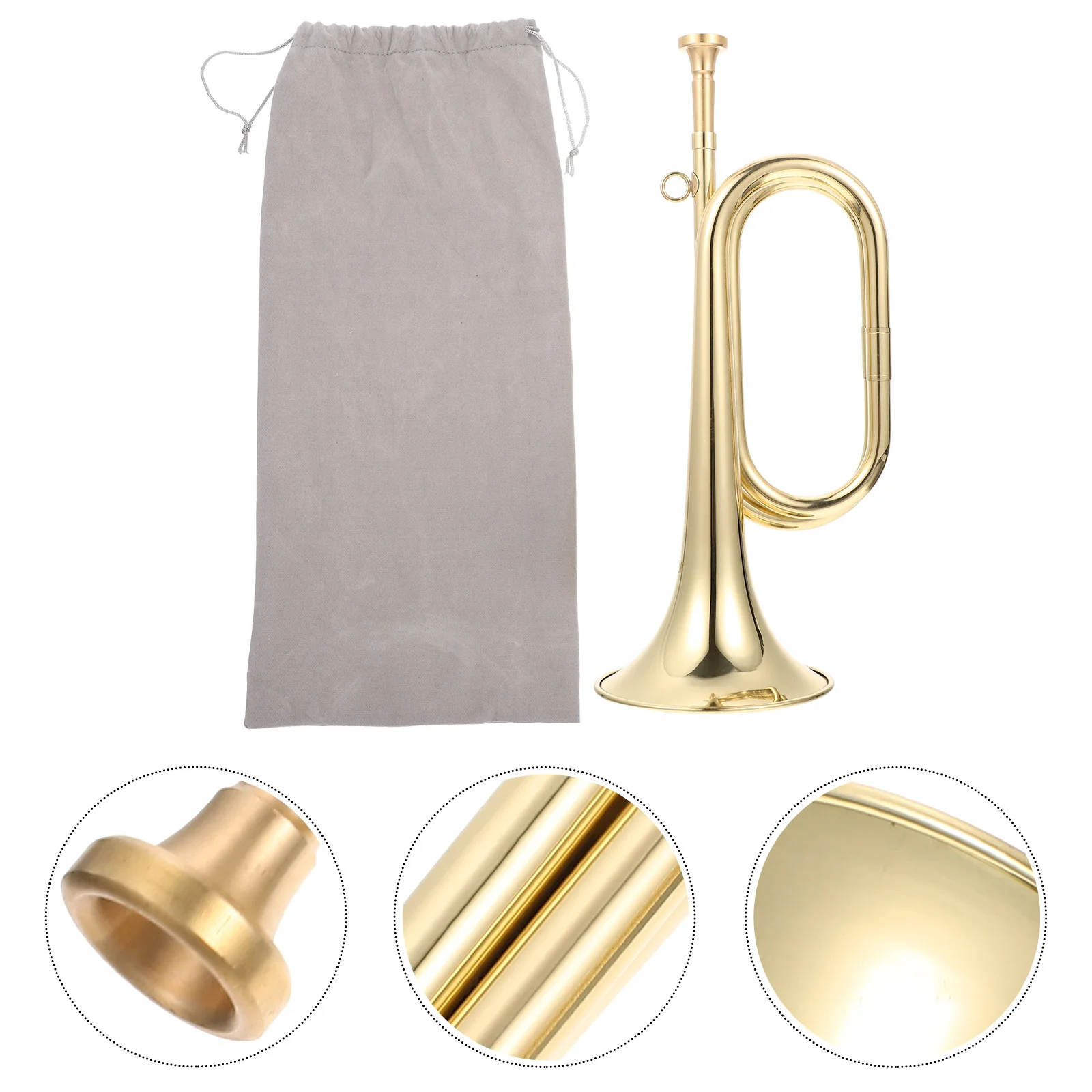 

Small Toy Horn Trumpet Musical Instrument Saxaboom Cavalry for Orchestra