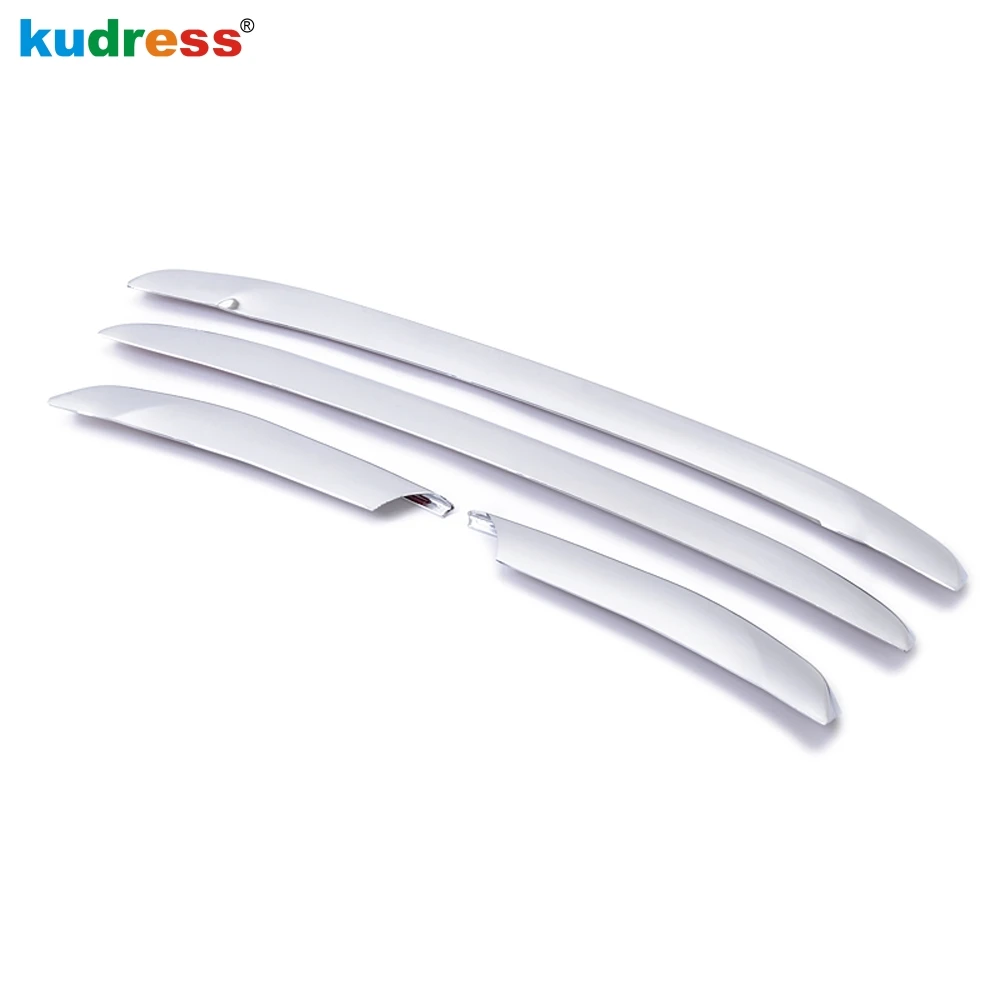 For Hyundai Santa Fe 2010 2011 2012 ABS Chrome Car Front Center Grille Grill Cover Trim Racing Grills Molding Strips Accessories