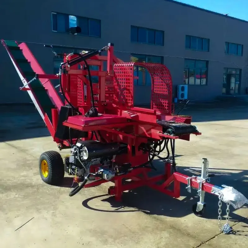 Customized Hydraulic Electric Wood Splitter Firewood Processor Super Split 35 Ton Log Splitter For Sale