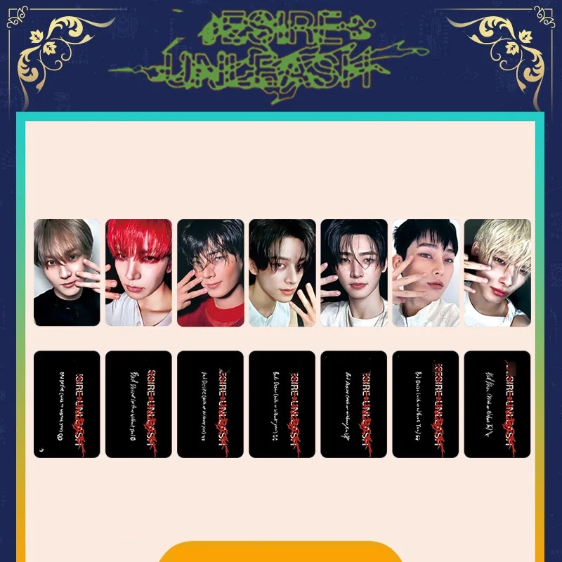 

7 шт./компл. Kpop HEESEUNG JAY NIKI SUNOO 6-я альбомная карта DESIRE UNLEASH POP-UP Store же карта JUNGWON DAYDREAM SUNGHOON подарок для фанатов