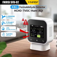 FNIRSI SFD-02 Formaldehyde Detector Touchscreen 4-IN-1 Indoor Air Quality HCHO TVOC TemperatureTester Tool Type-C Charging
