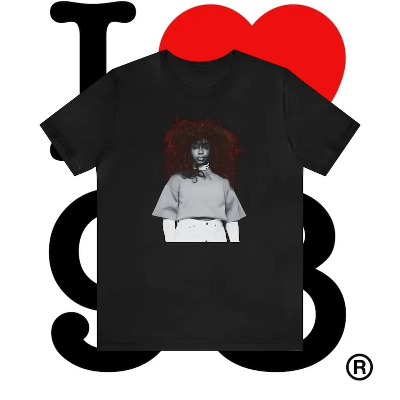 SZA vintage tee (RED HAIR)snooze, ctrl, love language, slime you out, queen, fan merch