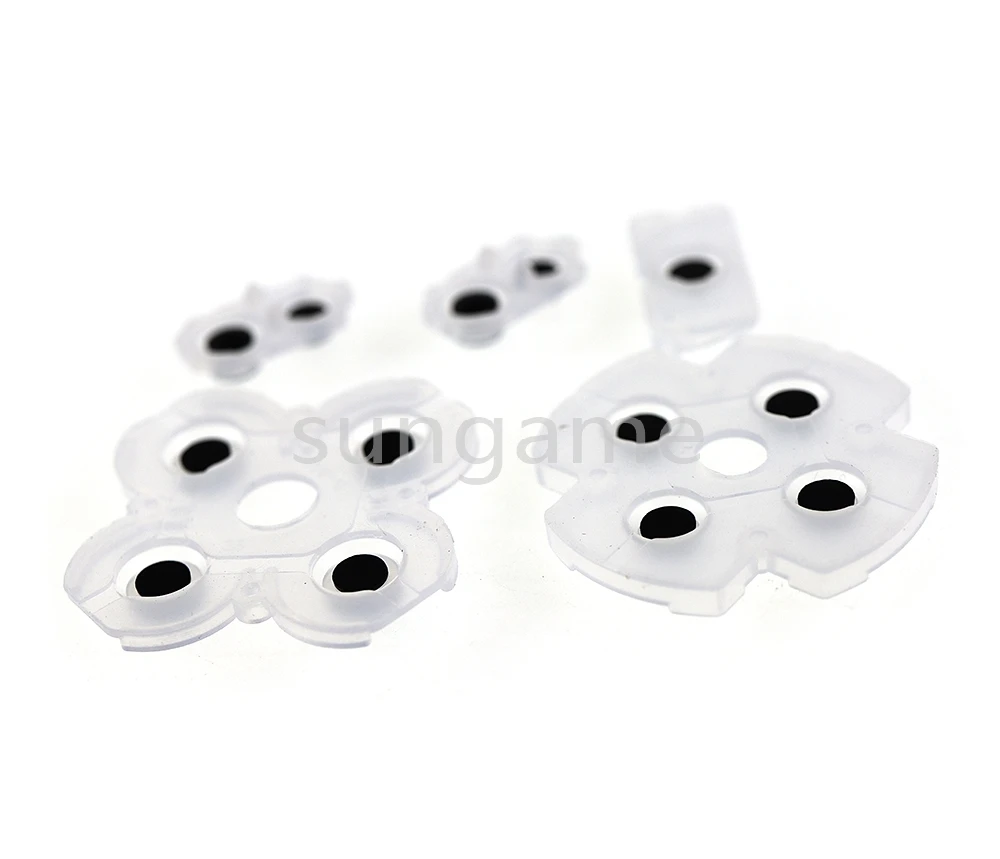 1set Rubber Conductive Adhesive Button Pad Keypads for Sony PlayStation  4 PS4 JDS-050 5.0 Controller Gamepad