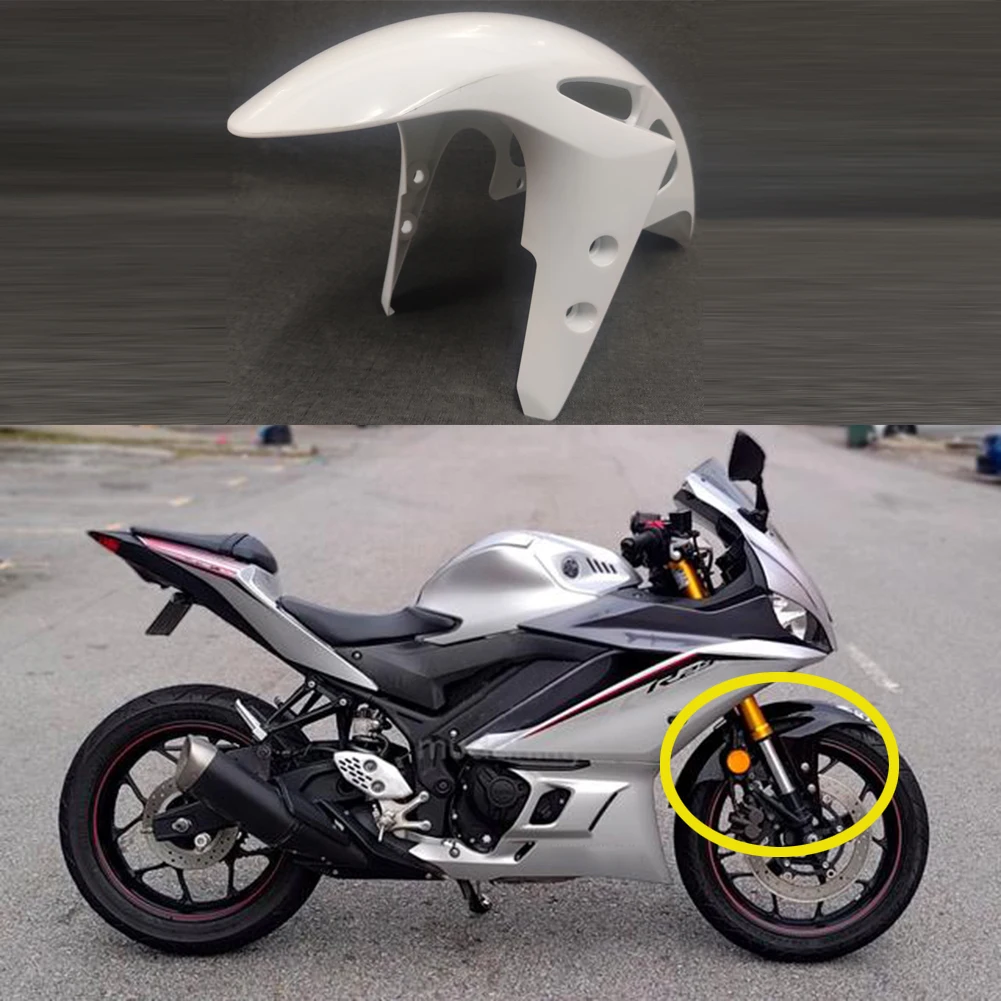 

Новый неокрашенный белый обтекатель переднего крыла для YAMAHA YZF R3 R25 2019 2020 2021