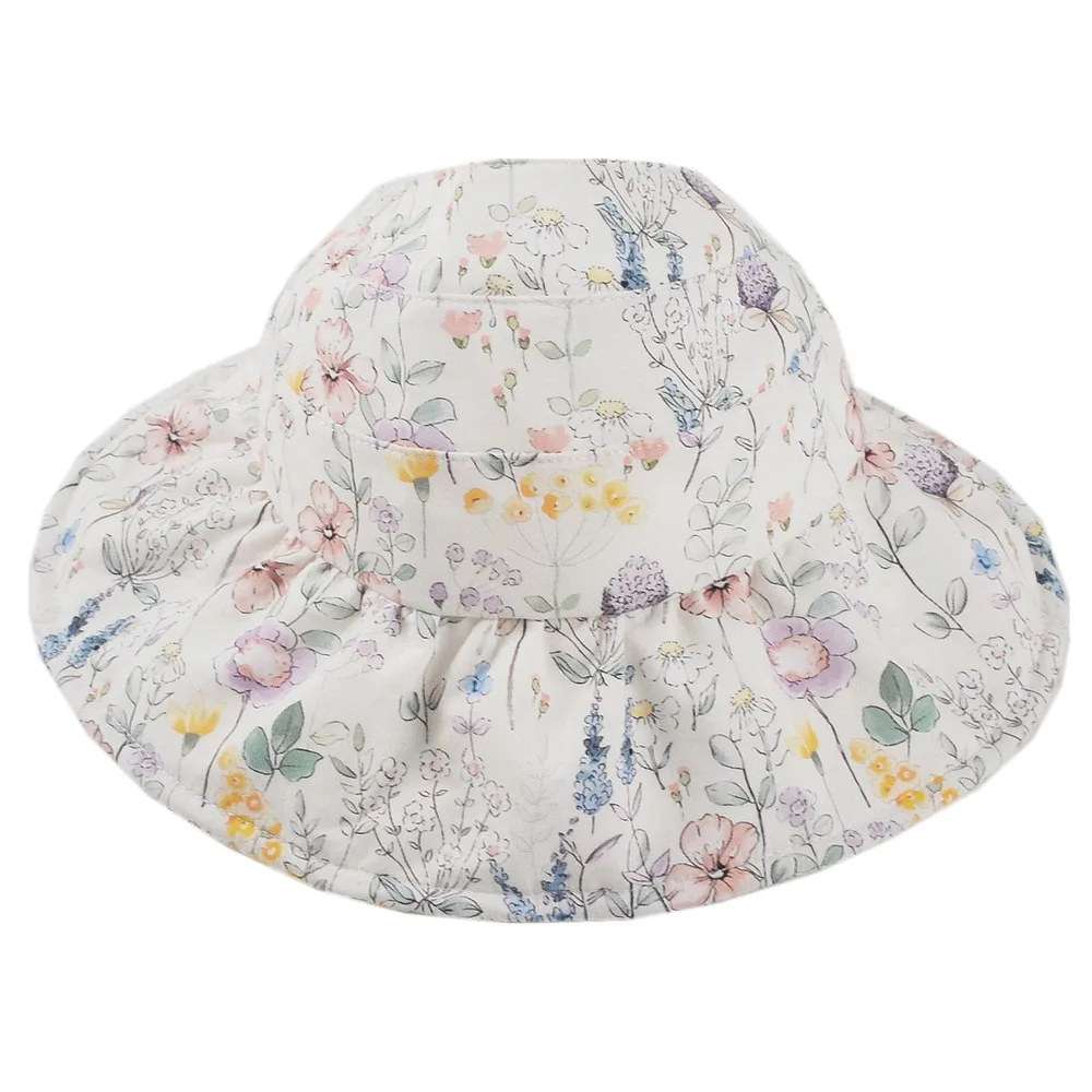 

Sun Hat With Strap Kids Girl Boy Summer Big Brim String Cap Sunshine Protection Beach Accessory For Holiday Outdoor Spring