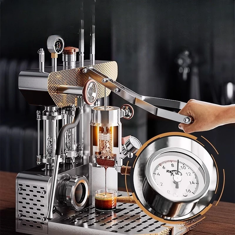 Hand Press Coffee Machine Household Espresso Commercial