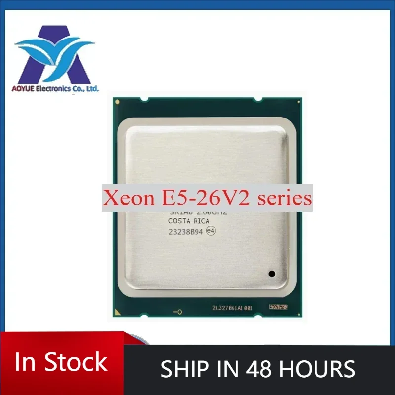 1pcs Xeon E5-26V2 series E5-2640V2 E5-2660V2 E5-2670V2 E5-2680V2 E5-2690V2 E5-2695V2 E5-2696V2 cpu