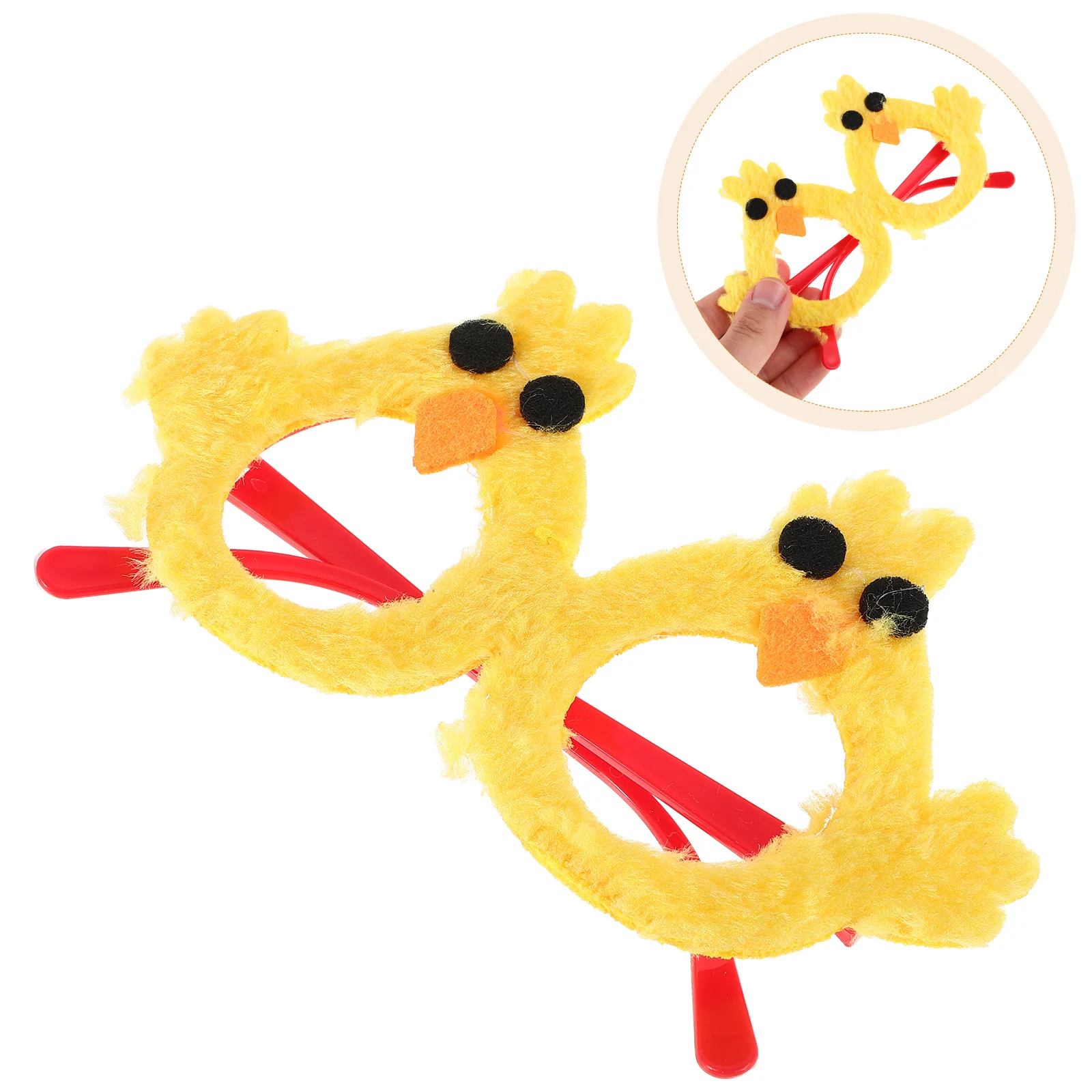 Ostern Küken Gläser Huhn Party Gefälligkeiten Brillen Kinder Wiederverwendbare Sonnenbrillen Kunststoff Spaß Requisiten Kinder