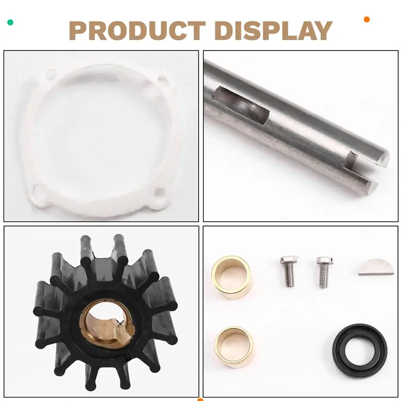 Reliable-For Volvo Penta OMC Cobra 3854287-4 Replacement Parts- Sea Water Pump Minor Major Repair Kit Including Impeller& Plate(