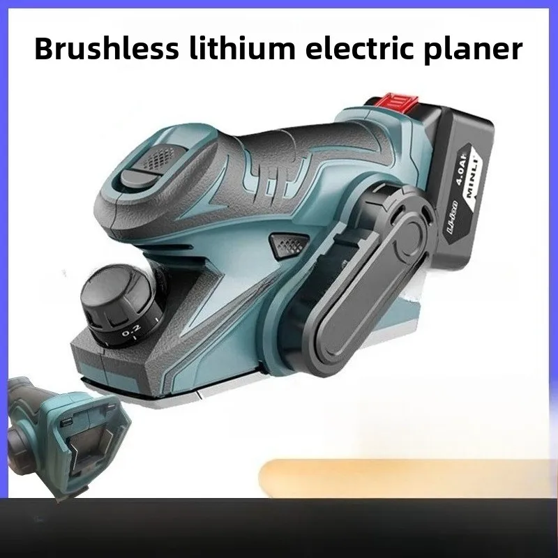 Lithium Battery Electric Planer Household Small Delicate Sticker Handheld Planer 18V
